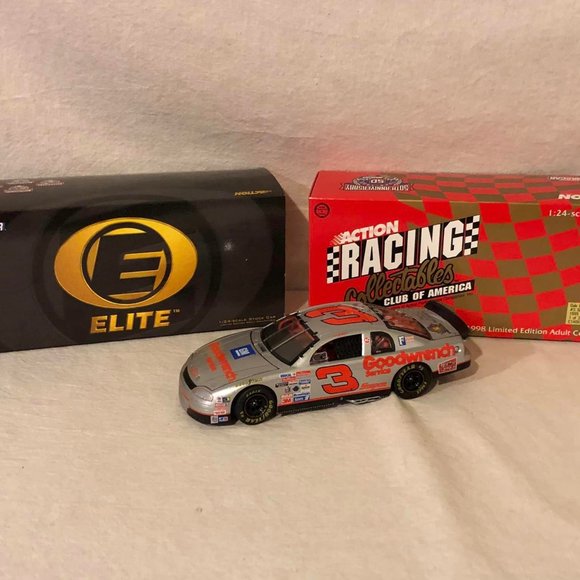 Action Racing Collectables Dale Earnhardt #3 Silver Select 1995 Monte Carlo Elit - Picture 1 of 10